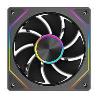FG120RARGBBK Кулер для корпуса/ Case Cooler PCCooler FG120R ARGB BK Reverse (120x120x25mm, 4-pin PWM, ARGB, 54CFM, 28.4dBA, 1800RPM, Black)