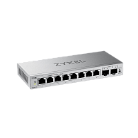 GS1200-10V3-EU0101F Коммутатор/ ZYXEL Web-managed Gigabit Switch Zyxel GS1200-10v3, 8xRJ-45: 1G, 2xSFP, desktop, fanless