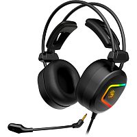 MC750BLACK Наушники с микрофоном A4Tech Bloody MC750 черный 2.3м мониторные USB оголовье (MC750 BLACK)
