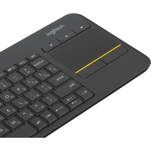 920-007173 Клавиатура Logitech K400 Plus черный USB беспроводная (920-007173) фото 4 920-007173 Клавиатура Logitech K400 Plus черный USB беспроводная (920-007173) фото 4