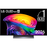 OLED48C6RLA.ARUG Телевизор 48'' LG/ 48'' OLED, Ultra HD, Smart TV(WebOS 26), Wi-Fi 6, Bluetooth v 5.3, MR NFC, 120Hz Native (VRR 165Hz), 2.2ch 40Вт Dolby Atmos, 4хHDMI, 2хUSB, 1 Pole, черный металл, 2026