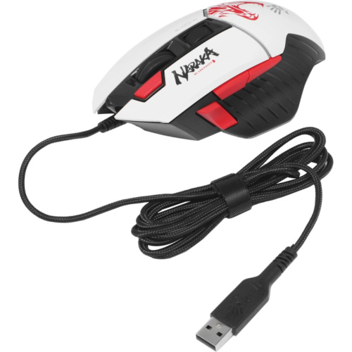 W95MAXNARAKA Мышь A4Tech Bloody W95 Max Naraka белый/рисунок оптическая 12000dpi USB 6but фото 7 W95MAXNARAKA Мышь A4Tech Bloody W95 Max Naraka белый/рисунок оптическая 12000dpi USB 6but фото 7