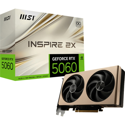GeForceRTX50608GINSPIRE2XOC Видеокарта/ GeForce RTX 5060 8G INSPIRE 2X OC фото 7