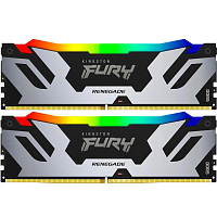 KF564C32RSAK2-96 Память оперативная/ Kingston 96GB 6400MT/s DDR5 CL32 DIMM (Kit of 2) FURY Renegade RGB XMP