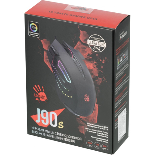 J90SBLACKACTIVATED Мышь A4Tech Bloody J90s черный оптическая 8000dpi USB 12but (J90S BLACK ACTIVATED) фото 17 J90SBLACKACTIVATED Мышь A4Tech Bloody J90s черный оптическая 8000dpi USB 12but (J90S BLACK ACTIVATED) фото 17