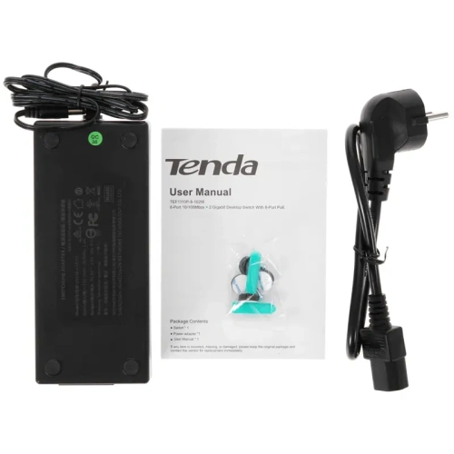 TEF1110P-8-102W Коммутатор/ Коммутатор 8PORT 100M 8POE TEF1110P-8-102W TENDA фото 6 TEF1110P-8-102W Коммутатор/ Коммутатор 8PORT 100M 8POE TEF1110P-8-102W TENDA фото 6