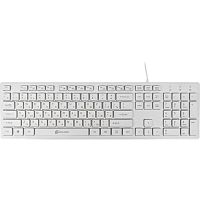 1061586 Клавиатура Oklick 500M белый USB slim Multimedia