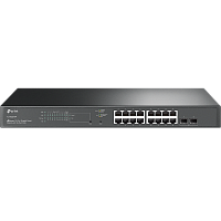 SG2218P. Коммутатор/ JetStream™ 18-Port Gigabit Smart Switch with 16-Port PoE+ UKplug