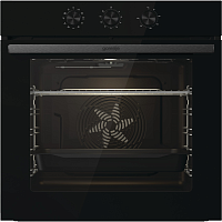 BO6725E02BG Встраиваемые электрические духовки GORENJE/ Духовой шкаф, 77 л, Класс энергопотребления: A, Механический таймер с функцией отключения, Конструкция: Встраиваемая, Ширина: 595 мм, Высота: 595 мм, черный