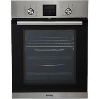 OKB7931CMX Встраиваемый духовой шкаф Korting/ Crystal, 59.6 х 45 x 55 см, 9 режимов нагрева, сенсорное электронное управление TouchControl, LED дисплей Cold White белого цвета, утапливаемые переключатели, телескопические направляющие на 1-м уровне, нержав