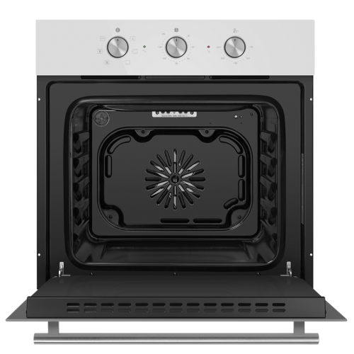 OEF606WH Шкаф духовой электрический HOMSair/ электрический, встраиваемый, механическое управление, 60 л., конвекция, гриль, таймер, белый фото 3