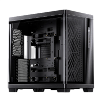 TK-4black Корпус без блока питания/ Case JONSBO TK-4, Midi-Tower, TG, no fan, 2xUSB-A 3.0 + 1xUSB-C 3.2, ATX, mATX, mITX Black
