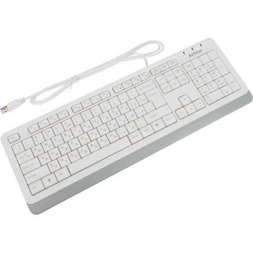 FK10WHITE Клавиатура A4Tech Fstyler FK10 белый/серый USB (FK10 WHITE) фото 3 FK10WHITE Клавиатура A4Tech Fstyler FK10 белый/серый USB (FK10 WHITE) фото 3