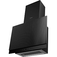 Fermana60Black Вытяжка MAUNFELD/ Дизайнерская, 60 см, 1250 м3/ч, 4 скорости, сенсорное управление, цвеь: черный