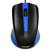 ZL.MCEEE.002 Мышь Acer OMW011 черный/синий оптическая 1200dpi USB 3but (ZL.MCEEE.002)