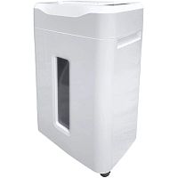 OK0444S210N Шредер Office Kit S210N 3,9x38 белый (секр.P-4) фрагменты 16лист. 35лтр. скрепки скобы пл.карты CD