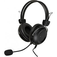 HU-35 Наушники с микрофоном A4Tech HU-35 черный 2м накладные USB оголовье