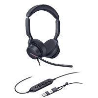 UH46DualUCUSB-C/A Гарнитура проводная/ Yealink UH46 Dual UC USB-C/A [1308183]