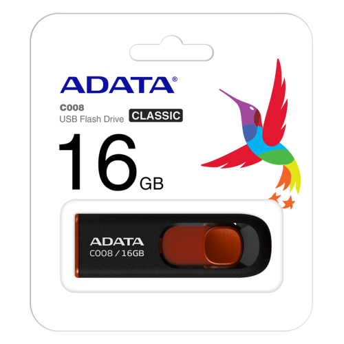 AC008-16G-RKD USB-накопитель/ ADATA 16GB C008 USB Flash Drive (Black/Red) фото 3 AC008-16G-RKD USB-накопитель/ ADATA 16GB C008 USB Flash Drive (Black/Red) фото 3