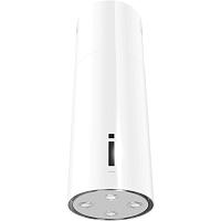 LeeIsla(sensor)39white Вытяжка MAUNFELD/ Островная, потолочный монтаж, цилиндрическая, 38 см, 1000 м3/ч, белый цвет