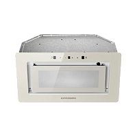 INSHINE60CG Встраиваемая вытяжка Kuppersberg/ Встраиваемая вытяжка Kuppersberg, High-Tech, 52 см, сенсорное управление/управление жестами, 3 скорости, 265 м3/ч, обратный клапан, LED освещение, угольный фильтр KFY-I (опция), уровень шума 65 дБ, цвет бежевы