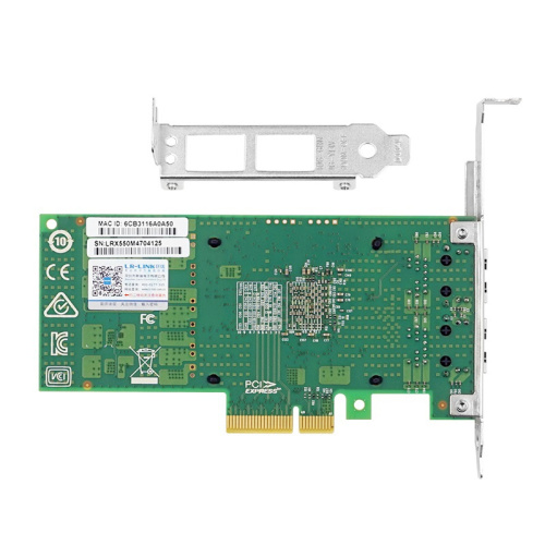 LREC9812BT Сетевая карта/ PCIe x4 Dual-port 10G Copper Server Adapter (Intel X550) фото 5