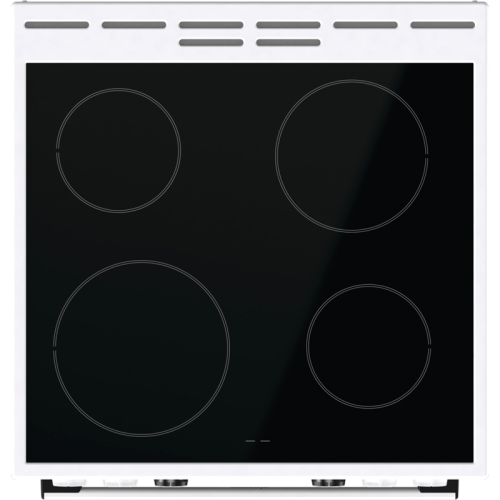 GEC6C40WD Плита GORENJE/ Плита электрическая, 60 см, стеклокерамика,4 конфорки, белый цвет фото 4