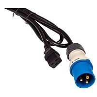 LAN-PP9M/19-2.5-BK Шнур питания Lanmaster LAN-PP9M/19-2.5-BK C19 проводник.:3x2.5мм2 2.5м 250В 16А черный
