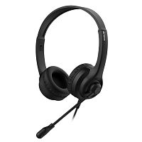 HS-8I Наушники с микрофоном A4Tech HS-8i черный 1.8м накладные оголовье