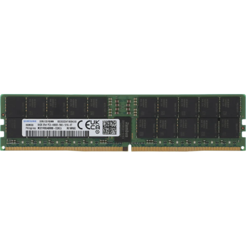 M321R8GA0BB0-CQK Память оперативная/ Samsung DDR5 64GB RDIMM 4800 2Rx4 1.1V pulled M321R8GA0BB0-CQK Память оперативная/ Samsung DDR5 64GB RDIMM 4800 2Rx4 1.1V pulled