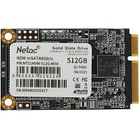 NT01N5M-512G-M3X Твердотельный накопитель Netac SATA-III 512GB NT01N5M-512G-M3X N5M mSATA [NT01N5M-512G-M3X]