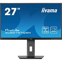 XUB2797QSN-B2 Монитор Iiyama 27" ProLite XUB2797QSN-B2 черный IPS LED 16:9 HDMI M/M матовая HAS Piv 1300:1 300cd 178гр/178гр 2560x1440 100Hz DP Quad HD 2K (1440p) USB 6.1кг
