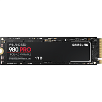 MZ-V8P1T0BW Твердотельные накопители/ Samsung SSD 980 PRO, 1000GB, M.2(22x80mm), NVMe 1.3c, PCIe 4.0 x4, 3-bit MLC, R/W 7000/5000MB/s, IOPs 1 000 000/1 000 000, DRAM buffer 1024MB, TBW 600, DWPD 0.33 (12 мес.)