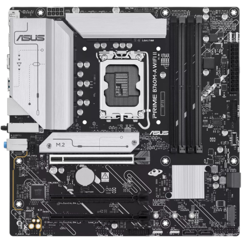 90MB1NF0-M0EAY0 Материнская плата/ PRIME B760M-A WIFI II 90MB1NF0-M0EAY0 Материнская плата/ PRIME B760M-A WIFI II