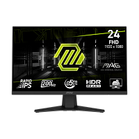 9S6-3BC41H-011 Монитор/ MAG 244F 23.8", 1920 x 1080, Rapid IPS, 178x178, 200Hz, 1ms, HDMI, DP, 100x100VESA, 1y