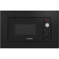 BFL623MB3 Serie 2, встраиваемая микроволновая печь, черный, микроволны до 800 Вт, 5 ступеней мощности микроволн, поворотный переключатель,многофункциональные часы, рабочая камера объемом 20л, сделано в Китае