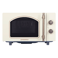 JFSMO.20.5.ERIB Встраиваемая микроволновая печь Maunfeld/ Микроволновая печь MAUNFELD JFSMO.20.5.ERIB, максимальная мощность 1080 Вт, полезный объем 20 л, кварцевый гриль, 8 режимов, без поворотного стола, таймер, цвет слоновая кость