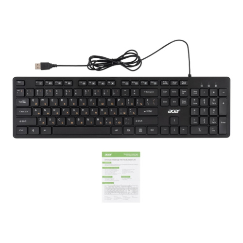 ZL.KBDEE.00C Клавиатура Acer OKW122 черный USB Multimedia (ZL.KBDEE.00C) фото 12 ZL.KBDEE.00C Клавиатура Acer OKW122 черный USB Multimedia (ZL.KBDEE.00C) фото 12