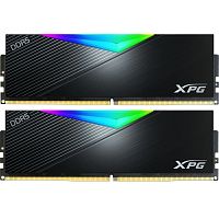 AX5U6400C3216G-DCLARBK Память DDR5 2x16GB 6400MHz A-Data AX5U6400C3216G-DCLARBK XPG Lancer RGB RTL PC5-51200 CL32 DIMM 288-pin 1.4В kit dual rank с радиатором Ret