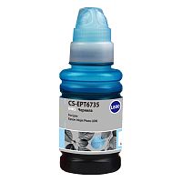 -/ Чернила Cactus CS-EPT6735 T6735 светло-голубой 100мл для Epson L800/L810/L850/L1800