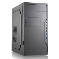 FL-733R-FZ450R-U32 Корпус с блоком питания 450Вт./ Case Foxline FL-733R, mATX, 2x5.25EXT, 2x3.5EXT, 5x3.5INT, 2xUSB3.0, 2xUSB2.0, HDA, w/o FAN, w/450W ATX PSU, w/1.2m EU pwr cord