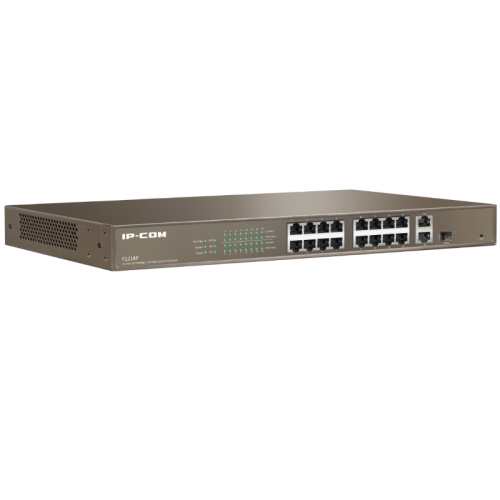 F1218P-16-250W Коммутатор 16FE+ 2GE POE SFP F1218P-16-250W IP-COM фото 2 F1218P-16-250W Коммутатор 16FE+ 2GE POE SFP F1218P-16-250W IP-COM фото 2
