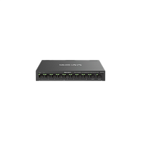 MS110CP Коммутатор/ 8-Port 10/100Mbps + 2-Port Gigabit Desktop Switch with 8-Port PoE+