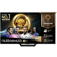 85U7QPRO Телевизор ЖК 85'' Hisense/ 85", Ultra HD, Mini LED, Local Dimming Zones 1024, 165 Hz(VRR), Smart TV (ОС VIDAA U9), Wi-Fi, DVB-T2/T/C/S2/S, HDR 10+, Dolby Vision, Dolby Atmos, Bluetooth, 2.1.2ch 2*15W(Main)+20W(Subwoofer)+2*5W(Side), CI+(1.4), 4хH
