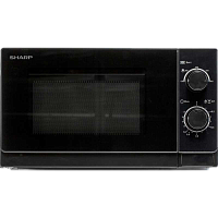 R2000RK Микроволновая печь Sharp/ 20 л, 800 Вт, эмаль, черный