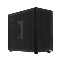 M210-MBK Корпус без блока питания/ Case HSPD M210, Mesh Mid Tower, Black, 0.7 SPCC, 1x90mm mATX, mITX 140/280/150mm 1x2.5", 1x3.5", 4xPCI 1xUSB-A 3.0 302x168x350mm