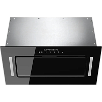 BIM600Black Встраиваемая вытяжка Kuppersberg/ KITCHEN RETAIL / Встраиваемая вытяжка Kuppersberg, 52 см, мощность рециркуляции 650 м3/ч, мощность отвода 1300 м3/ч, сенсорное управление, таймер, турборежим, угольный фильтр KF-ES (доп. Опция), уровень шума 4