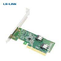LRNV9F12 Адаптер для SSD/ PCIe x8 to Two SlimSAS SFF-8654 4i Adapter