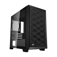 C3D310BK Корпус без блока питания/ Case PCCooler C3D310 BK, Mini-Tower, TG, Mesh, no fans, 2xUSB-A 3.0, mATX, mITX Black