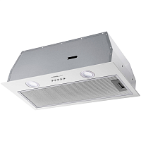FLEET60White Кухонная вытяжка HOMSair/ Кухонная вытяжка HOMSair FLEET 60, механическое управление, LED освещение, 3 скорости, 520 м3/ч, уровень шума 50 дБ, цвет белый